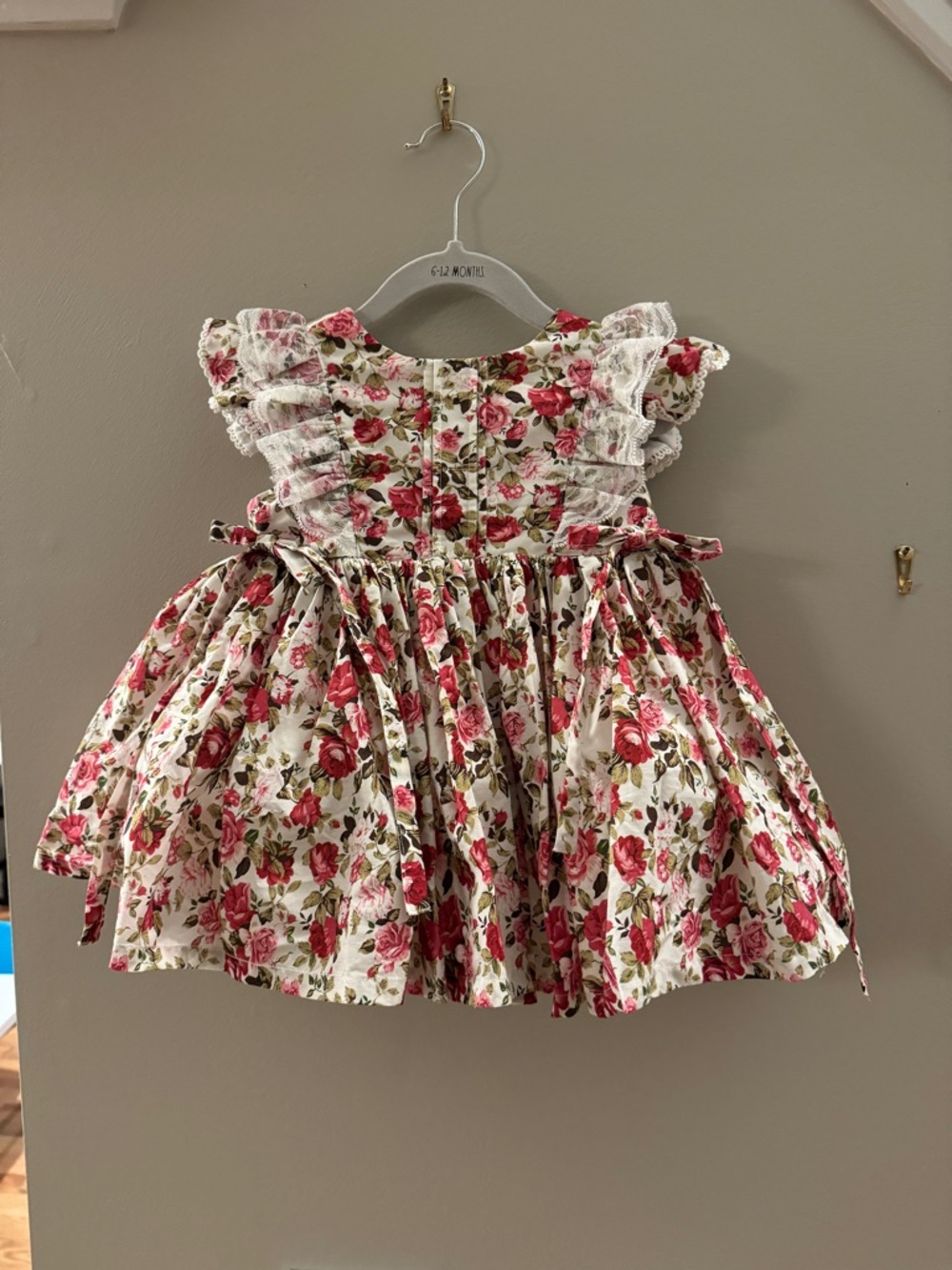 Dollcake Ask Amy Dress Floral Lace Cotton Toddler Girls size 2